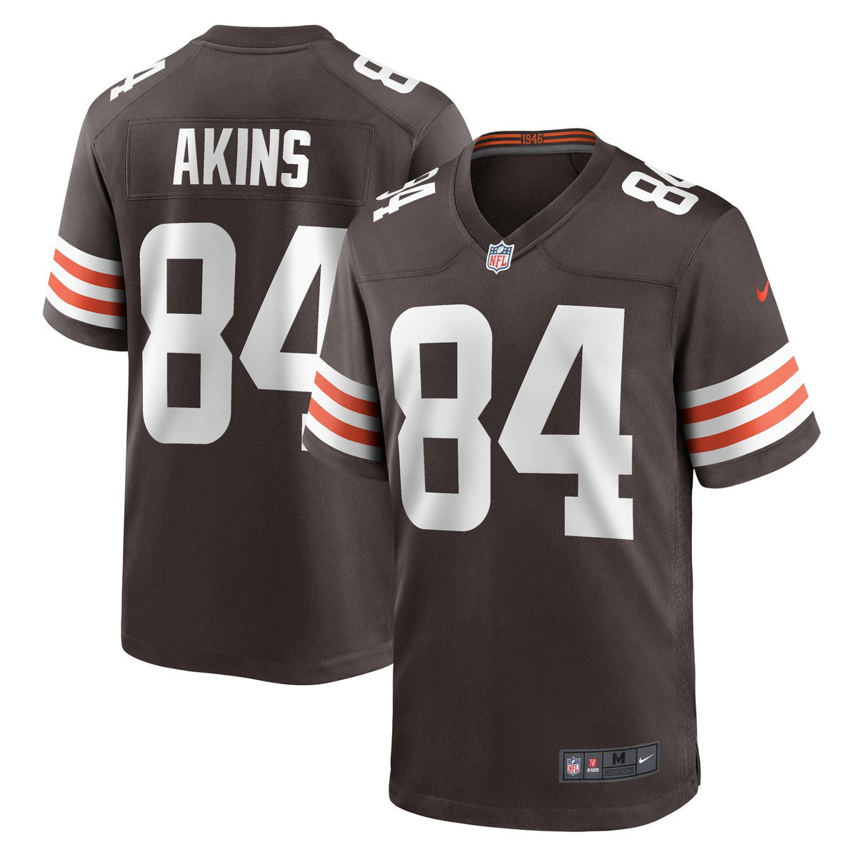 Jordan Akins Cleveland Browns Nike Game Player Jersey Brown