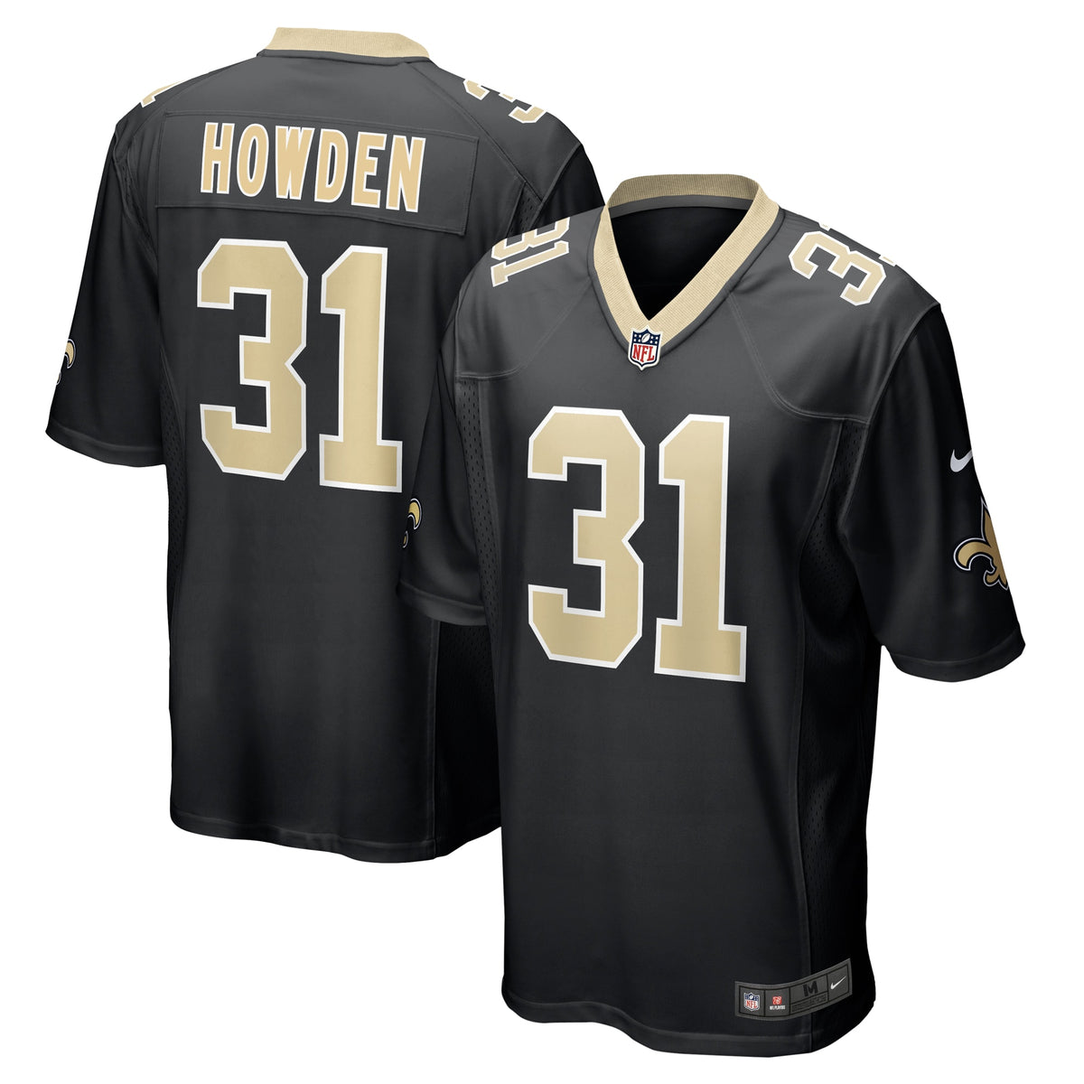 Jordan Howden New Orleans Saints Nike Team Game Jersey Black