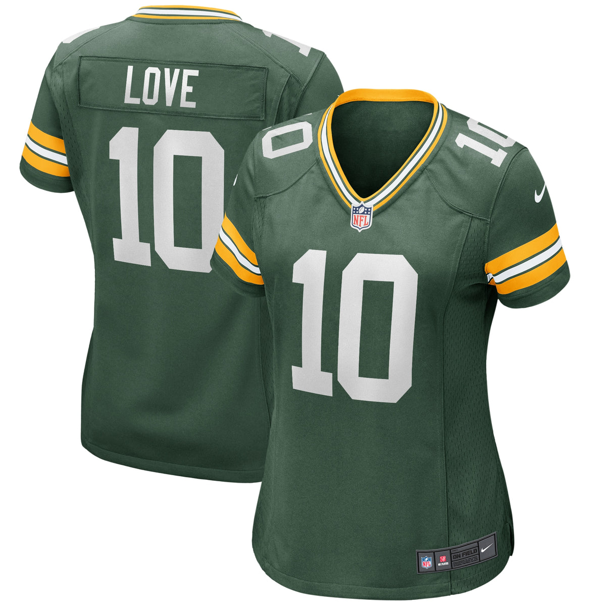 Jordan Love Green Bay Packers Nike Women's Game Jersey Green