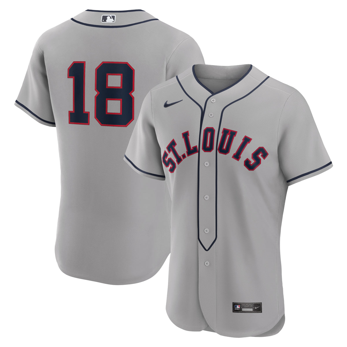 Jordan Walker St. Louis Cardinals Nike 2024 Rickwood Classic Authentic Player Jersey Gray