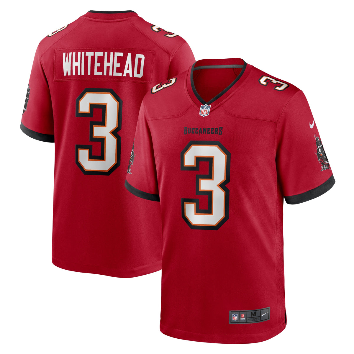 Jordan Whitehead Tampa Bay Buccaneers Nike Game Jersey Red