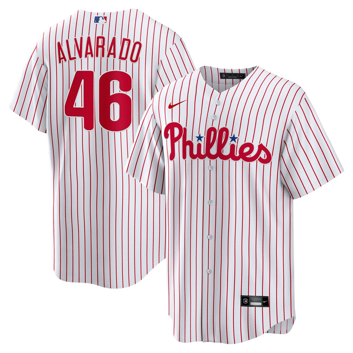 Josí© Alvarado Philadelphia Phillies Nike Home Replica Player Jersey White