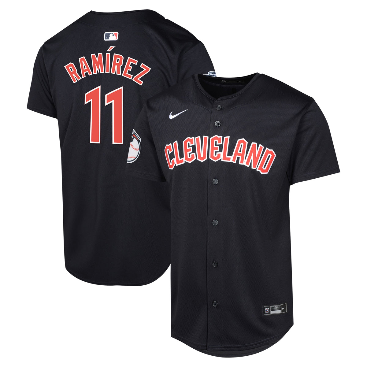 Josí© Ramírez Cleveland Guardians Nike Youth Alternate Limited Player Jersey Blue