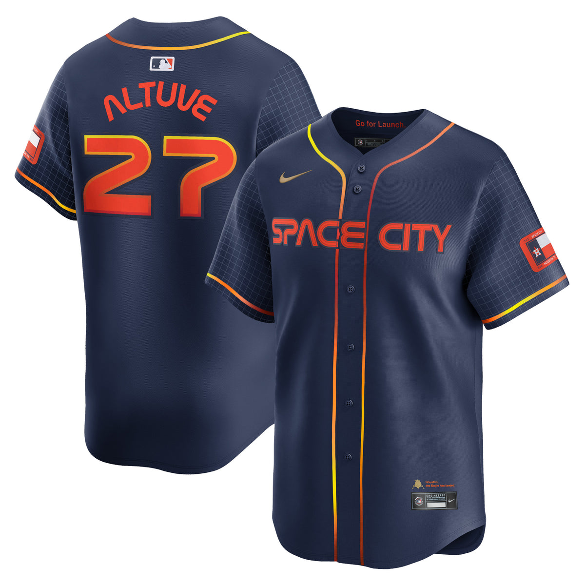 Jose Altuve Houston Astros Nike City Connect Limited Player Jersey Navy