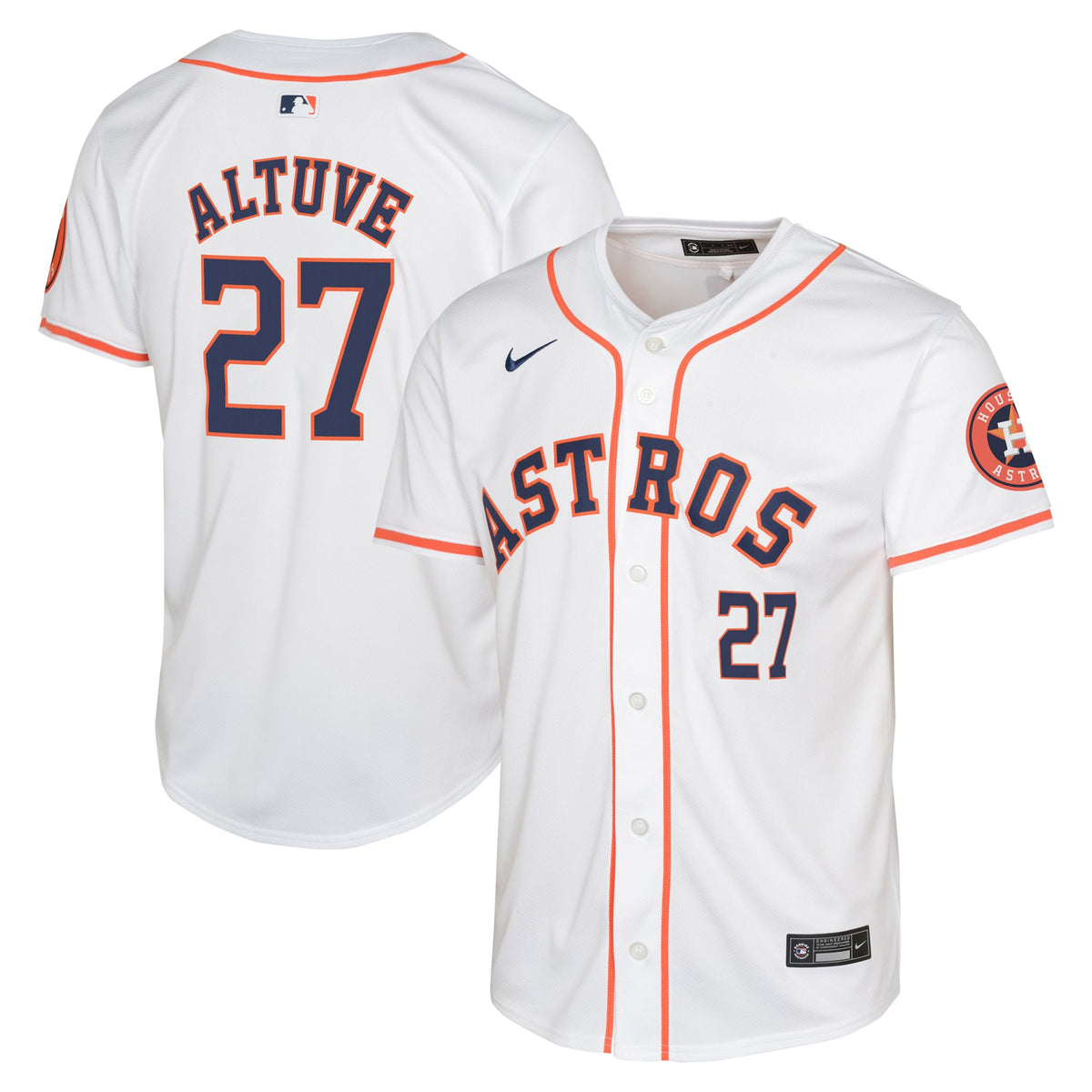 Jose Altuve Houston Astros Nike Youth Home Limited Player Jersey White