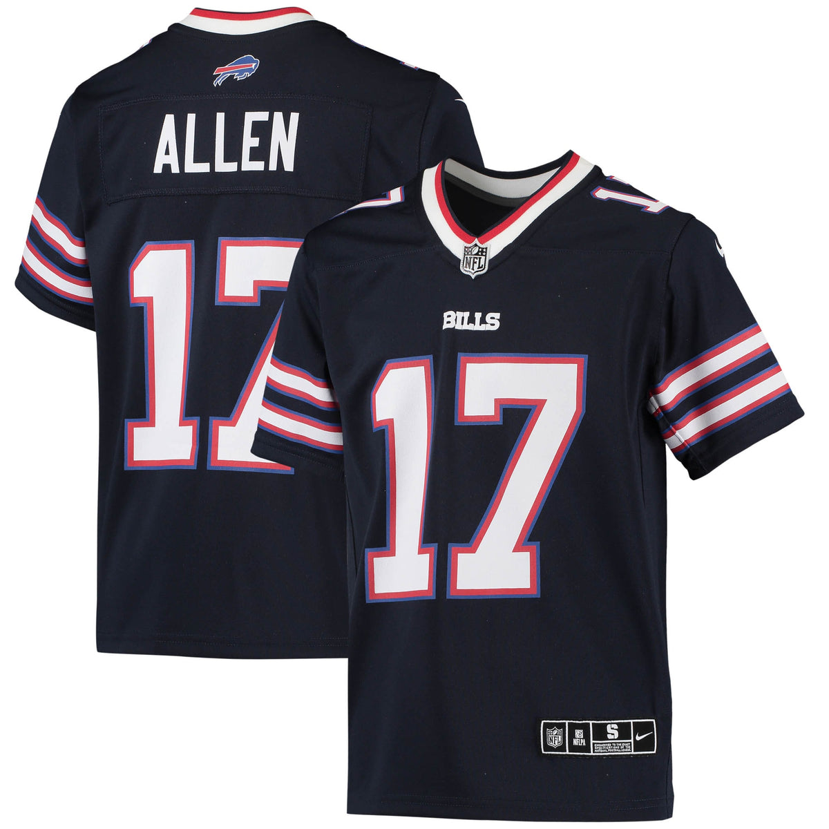 Josh Allen Buffalo Bills Nike Youth Inverted Team Game Jersey Navy
