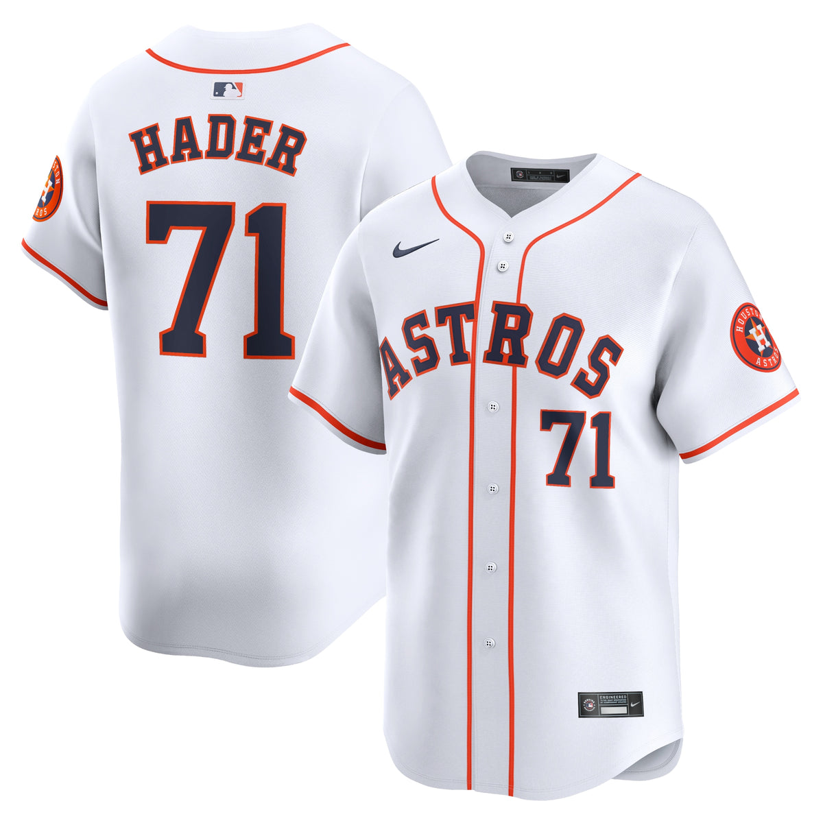 Josh Hader Houston Astros Nike Home Limited Player Jersey White