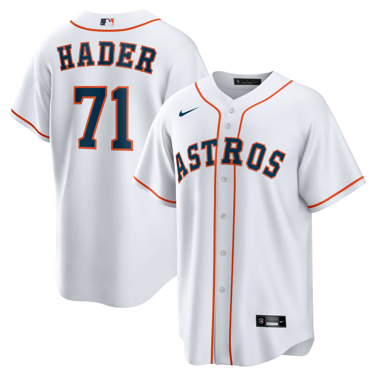 Josh Hader Houston Astros Nike Home Replica Player Jersey White