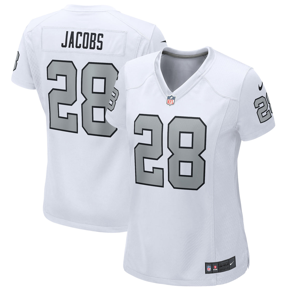 Josh Jacobs Las Vegas Raiders Nike Women's Alternate Game Player Jersey White