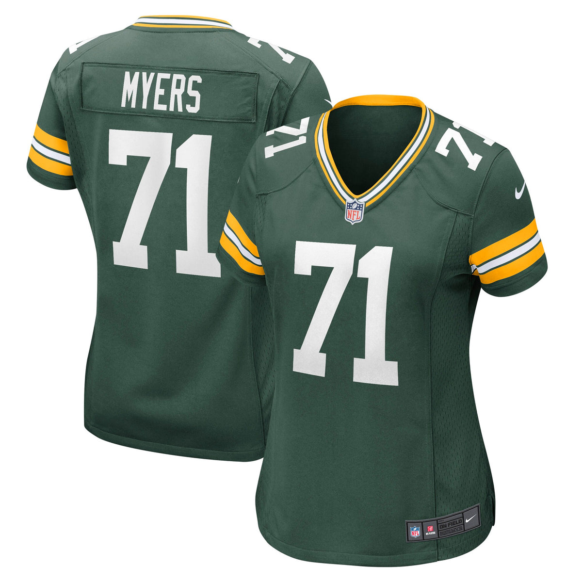 Josh Myers Green Bay Packers Nike Women's Game Jersey Green