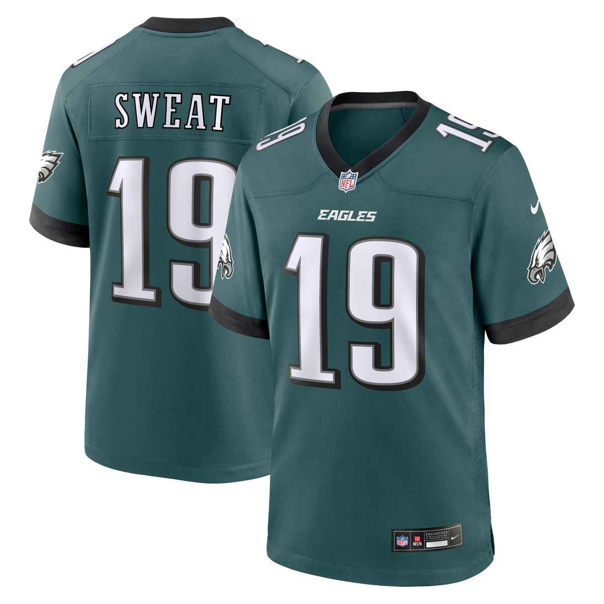 Josh Sweat Philadelphia Eagles Nike Team Game Jersey Midnight Green