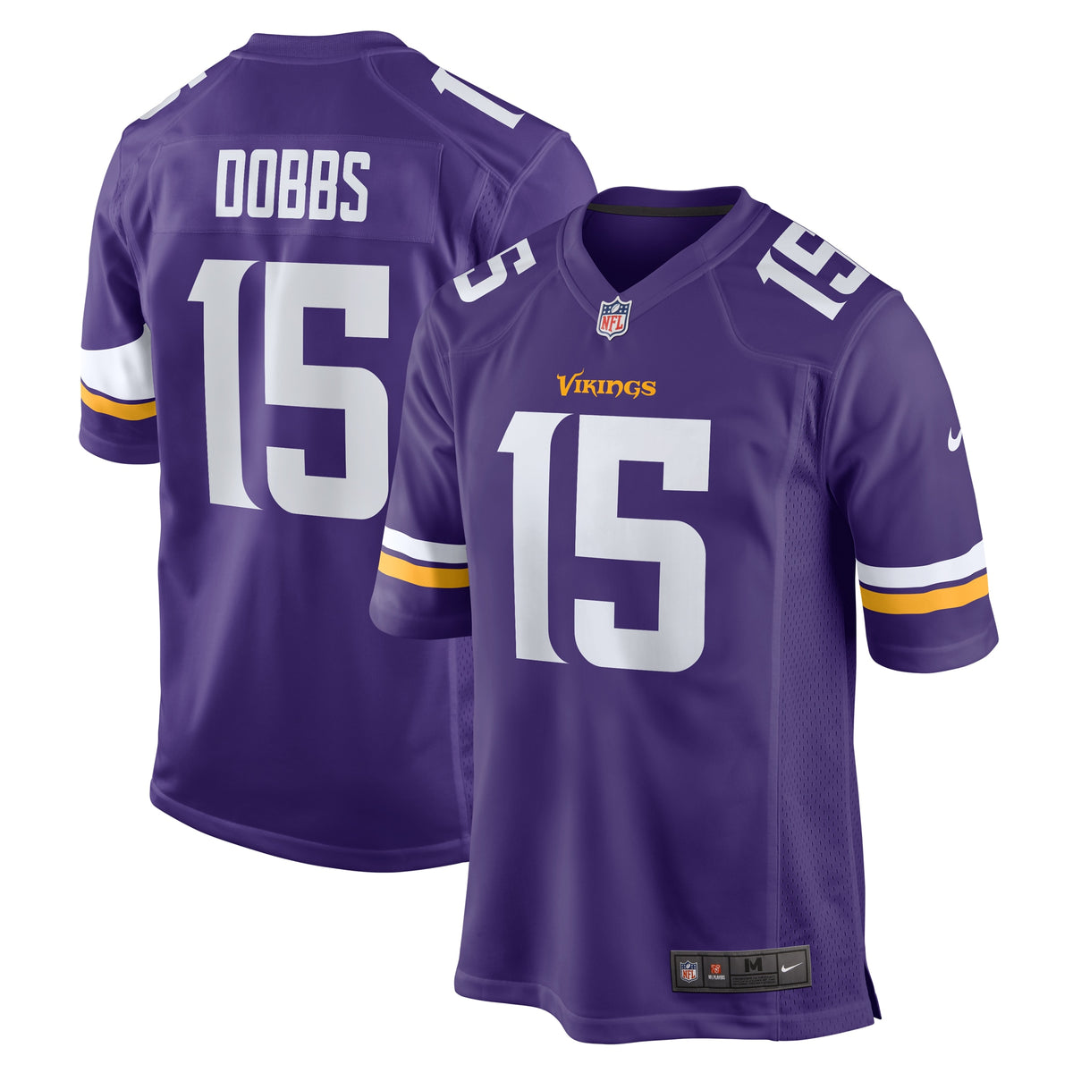 Joshua Dobbs Minnesota Vikings Nike Game Jersey Purple