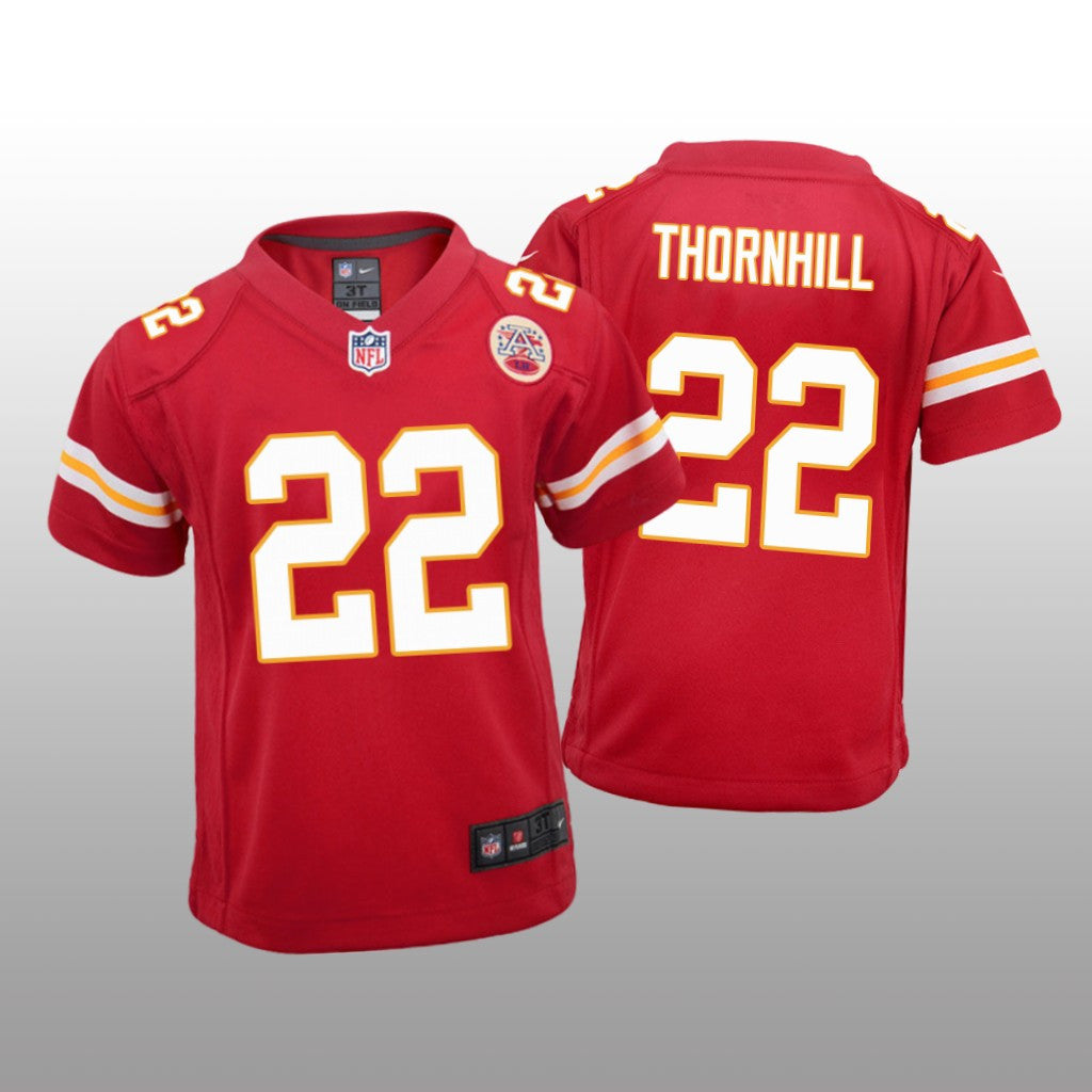 Juan Thornhill Kansas City Chiefs Red Draft Game Jersey