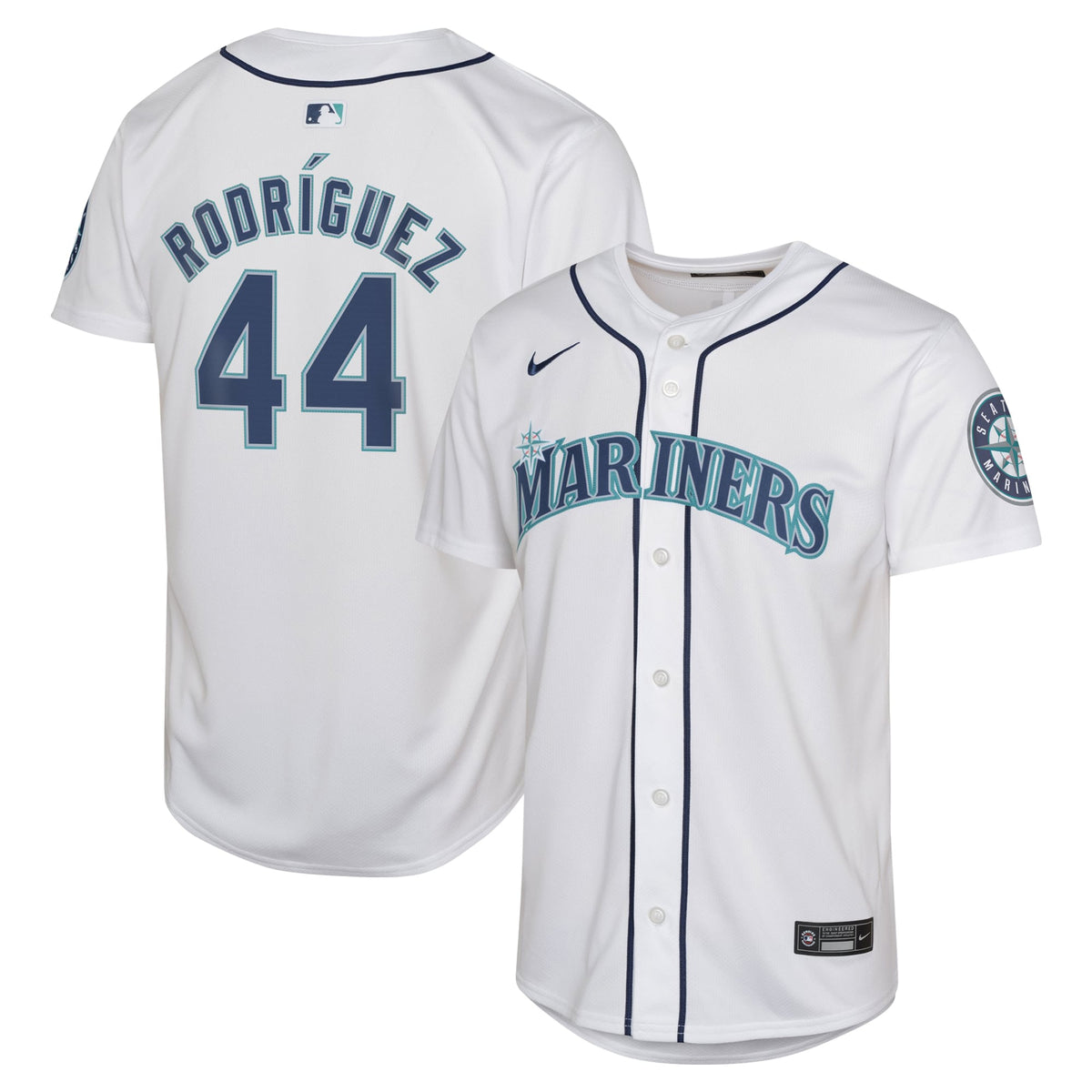 Julio Rodríguez Seattle Mariners Nike Youth Home Limited Jersey White