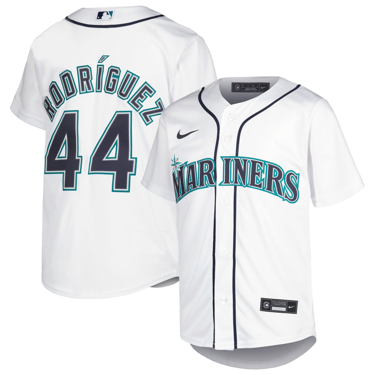 Julio Rodríguez Seattle Mariners Nike Youth Home Replica Player Jersey White