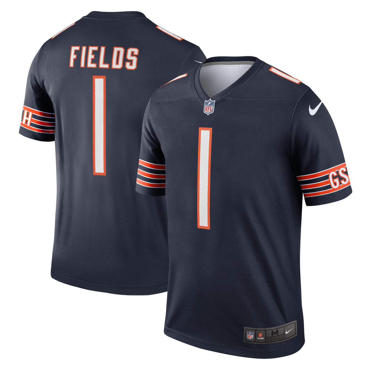 Justin Fields Chicago Bears Nike Legend Jersey Navy