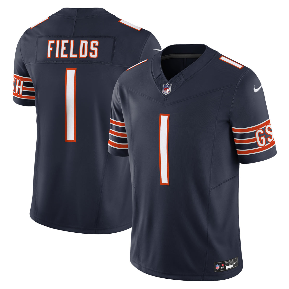 Justin Fields Chicago Bears Nike Vapor F.U.S.E. Limited Jersey Navy