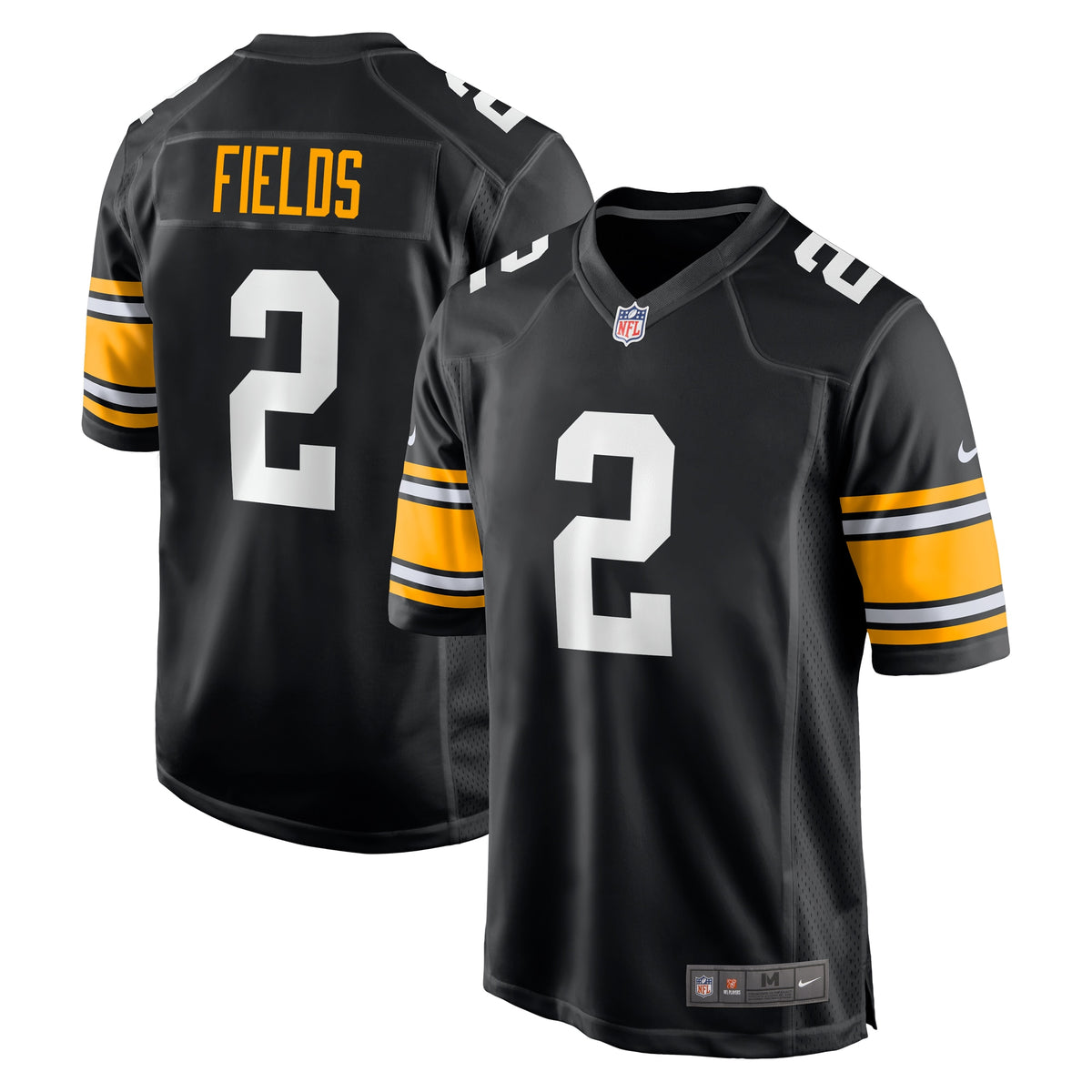 Justin Fields Pittsburgh Steelers Nike Alternate Game Jersey Black