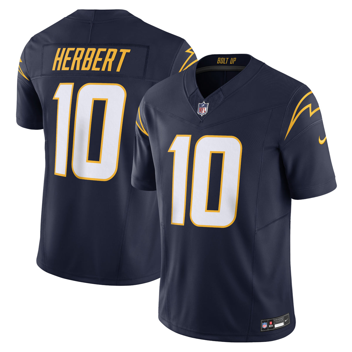 Justin Herbert Los Angeles Chargers Nike Vapor F.U.S.E. Limited Jersey Navy
