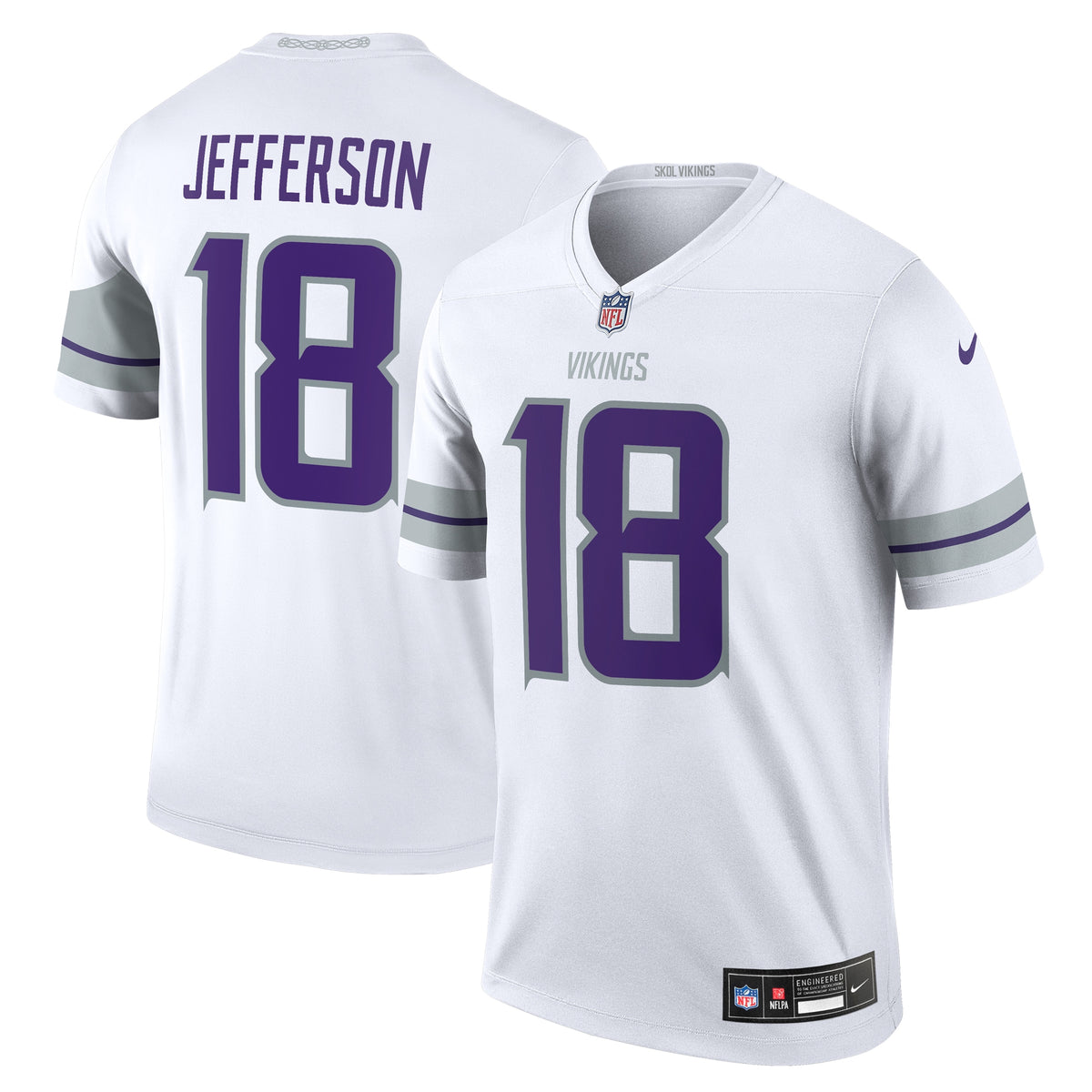 Justin Jefferson Minnesota Vikings Nike Alternate Legend Player Jersey White