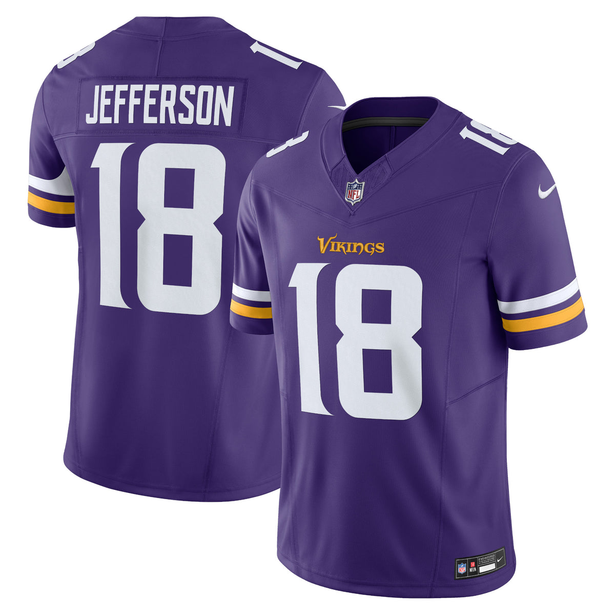 Justin Jefferson Minnesota Vikings Nike Vapor F.U.S.E. Limited Jersey Purple