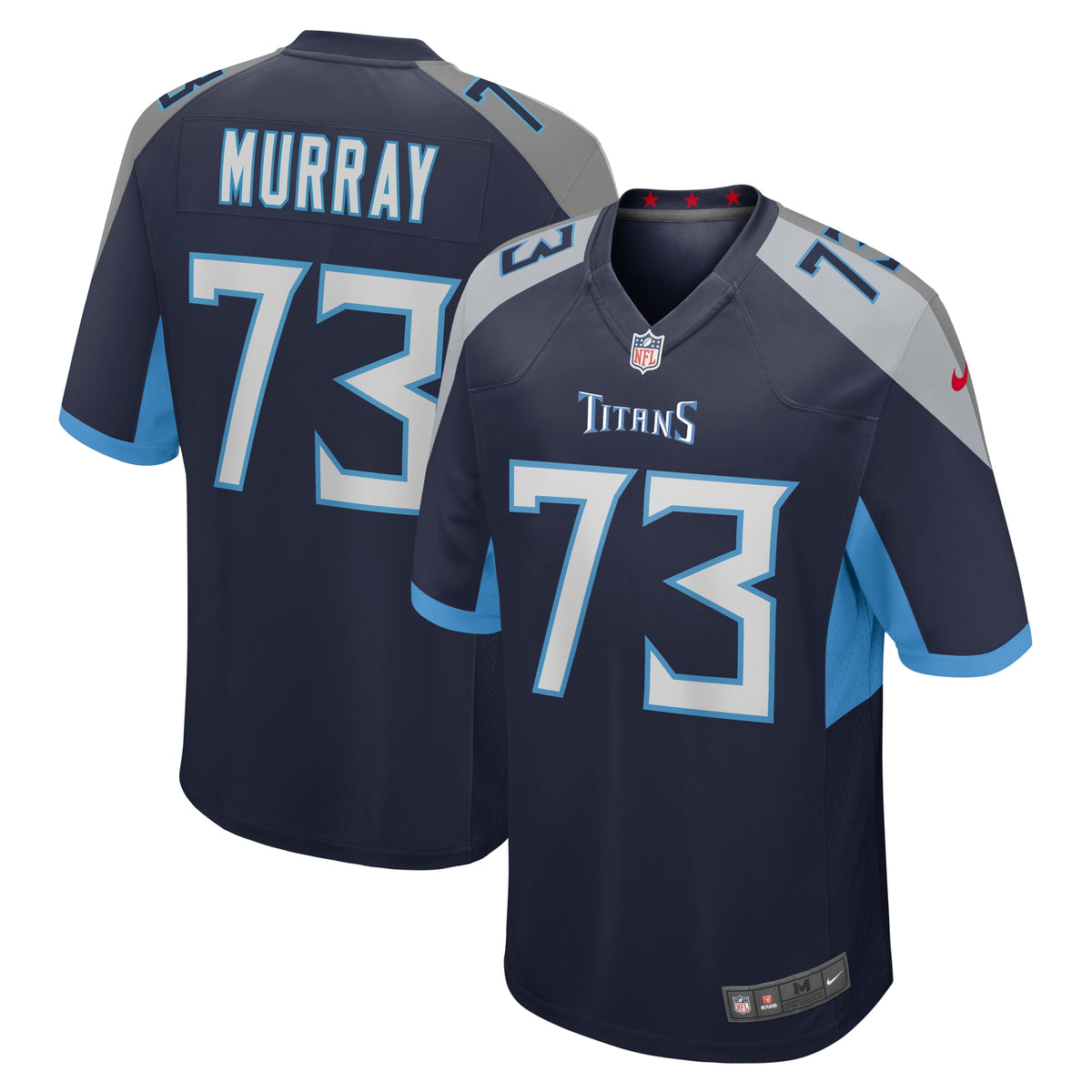 Justin Murray Tennessee Titans Nike Team Game Jersey Navy