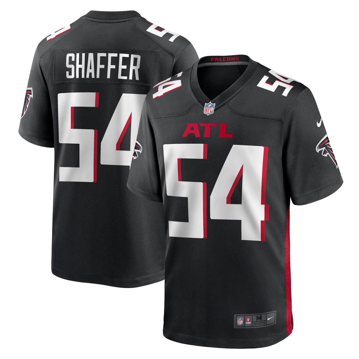 Justin Shaffer Atlanta Falcons Nike Game Jersey Black