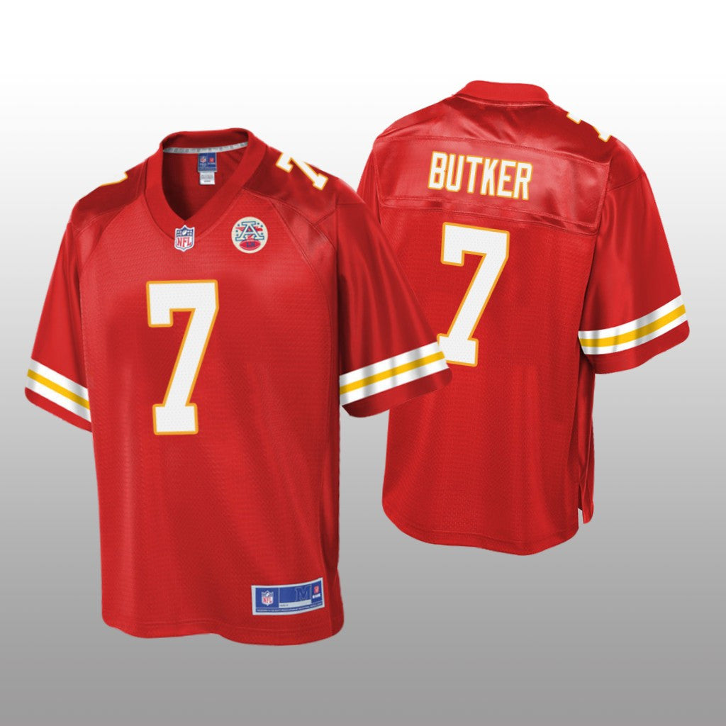 Kansas City Chiefs #7 Red Harrison Butker Pro Line Jersey Youth