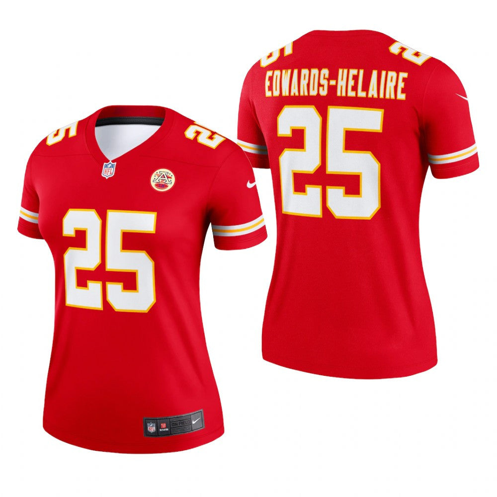 Kansas City Chiefs Clyde Edwards-Helaire Red Jersey Legend Women's