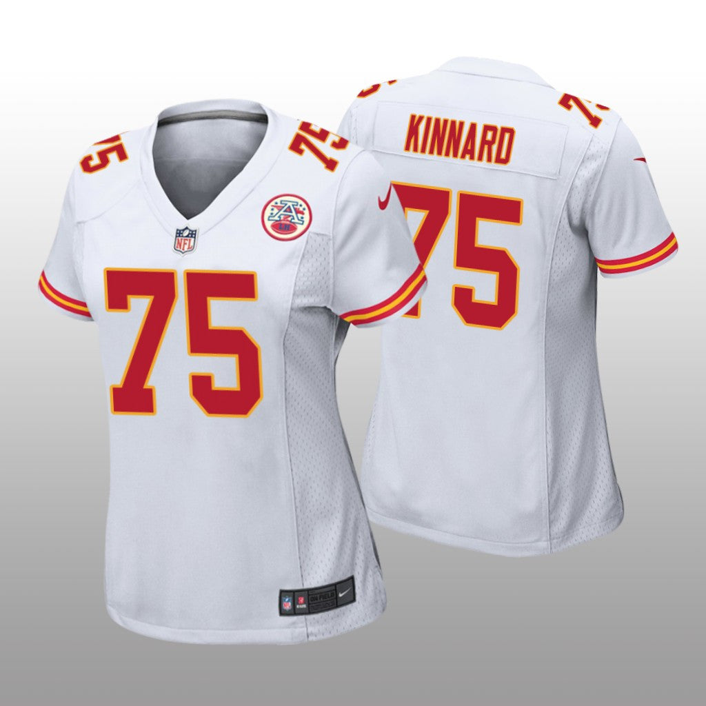 Kansas City Chiefs Darian Kinnard White Jersey Game Women's