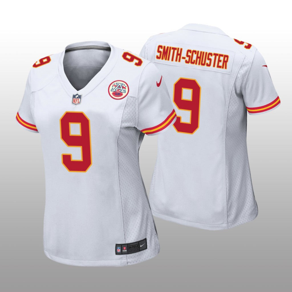 Kansas City Chiefs JuJu Smith-Schuster White Jersey Game Women's