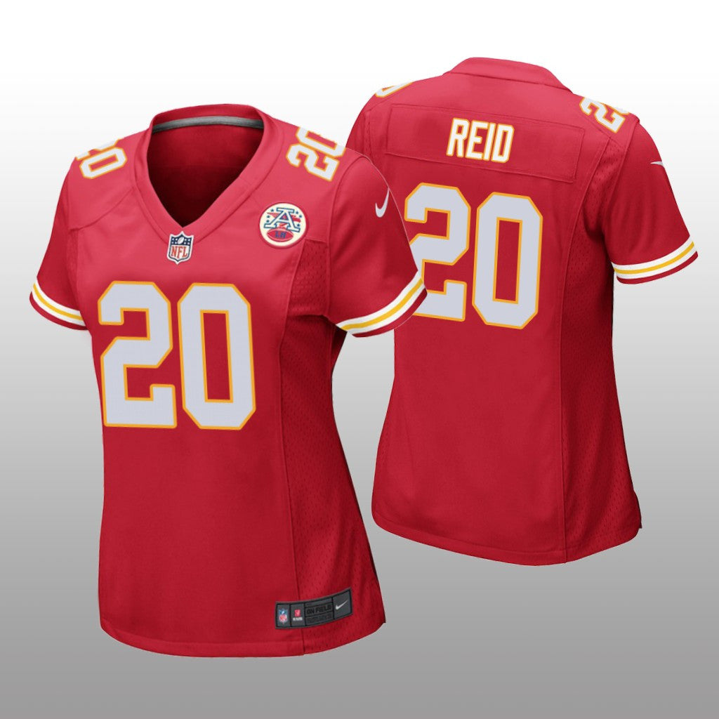 Kansas City Chiefs Justin Reid Red Jersey Game Women's