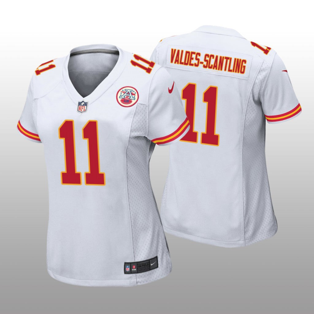 Kansas City Chiefs Marquez Valdes-Scantling White Jersey Game Women's