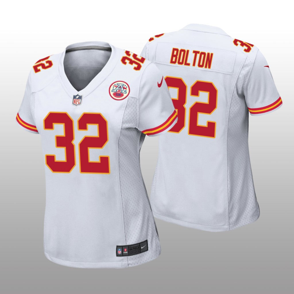Kansas City Chiefs Nick Bolton White Jersey Game Women's