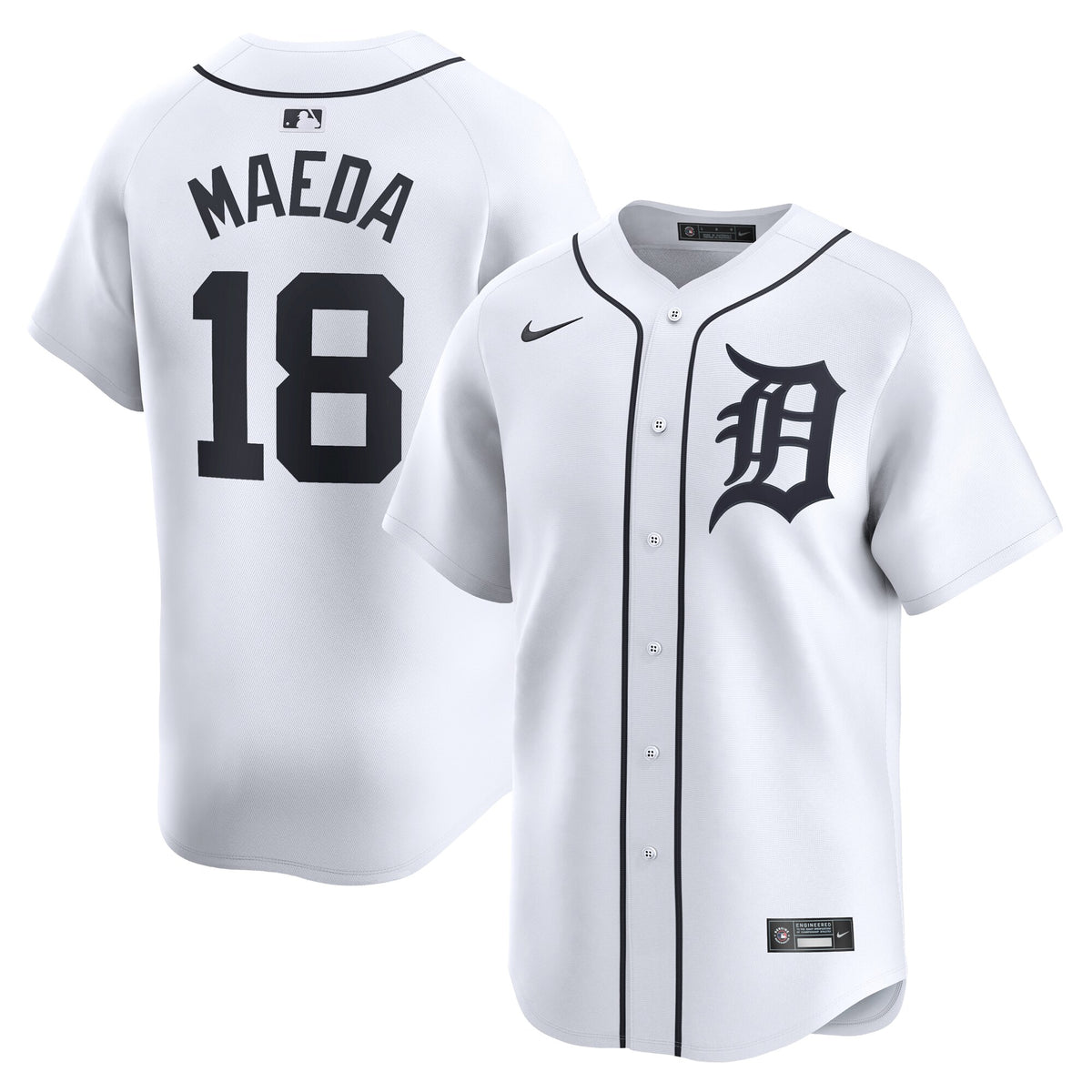 Kenta Maeda Detroit Tigers Nike Home Limited Player Jersey White