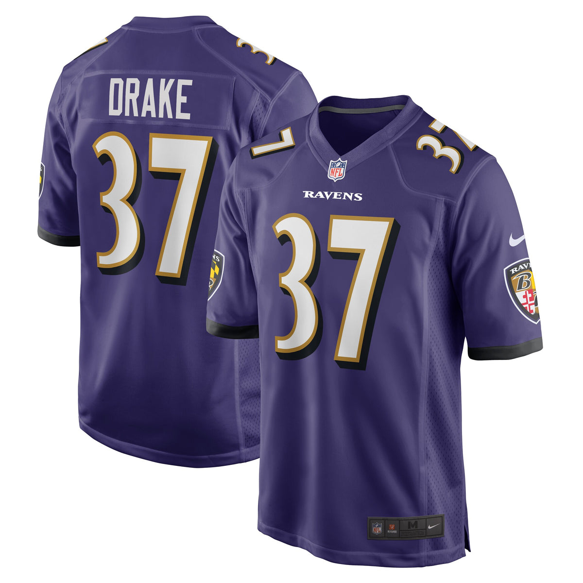Kenyan Drake Baltimore Ravens Nike Game Jersey Purple