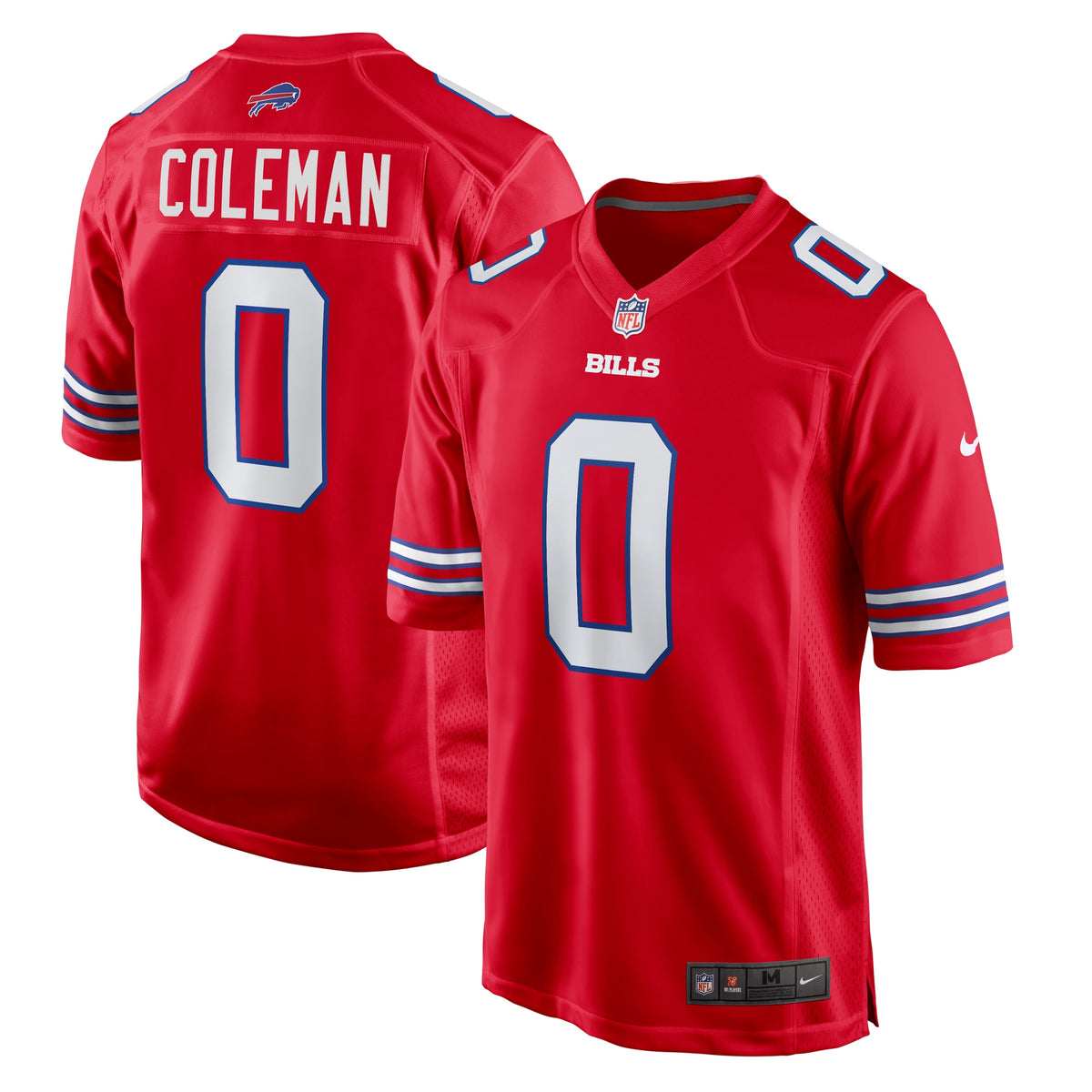 Keon Coleman Buffalo Bills Nike Alternate Game Jersey Red