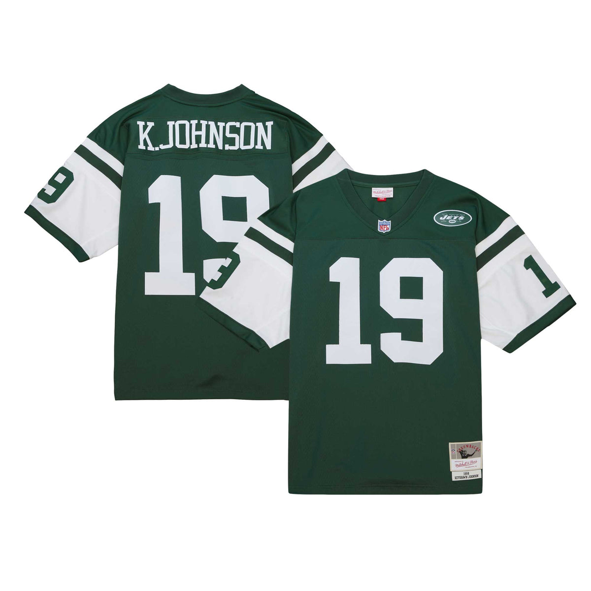 Keyshawn Johnson New York Jets Mitchell Ness Legacy Replica Jersey Green