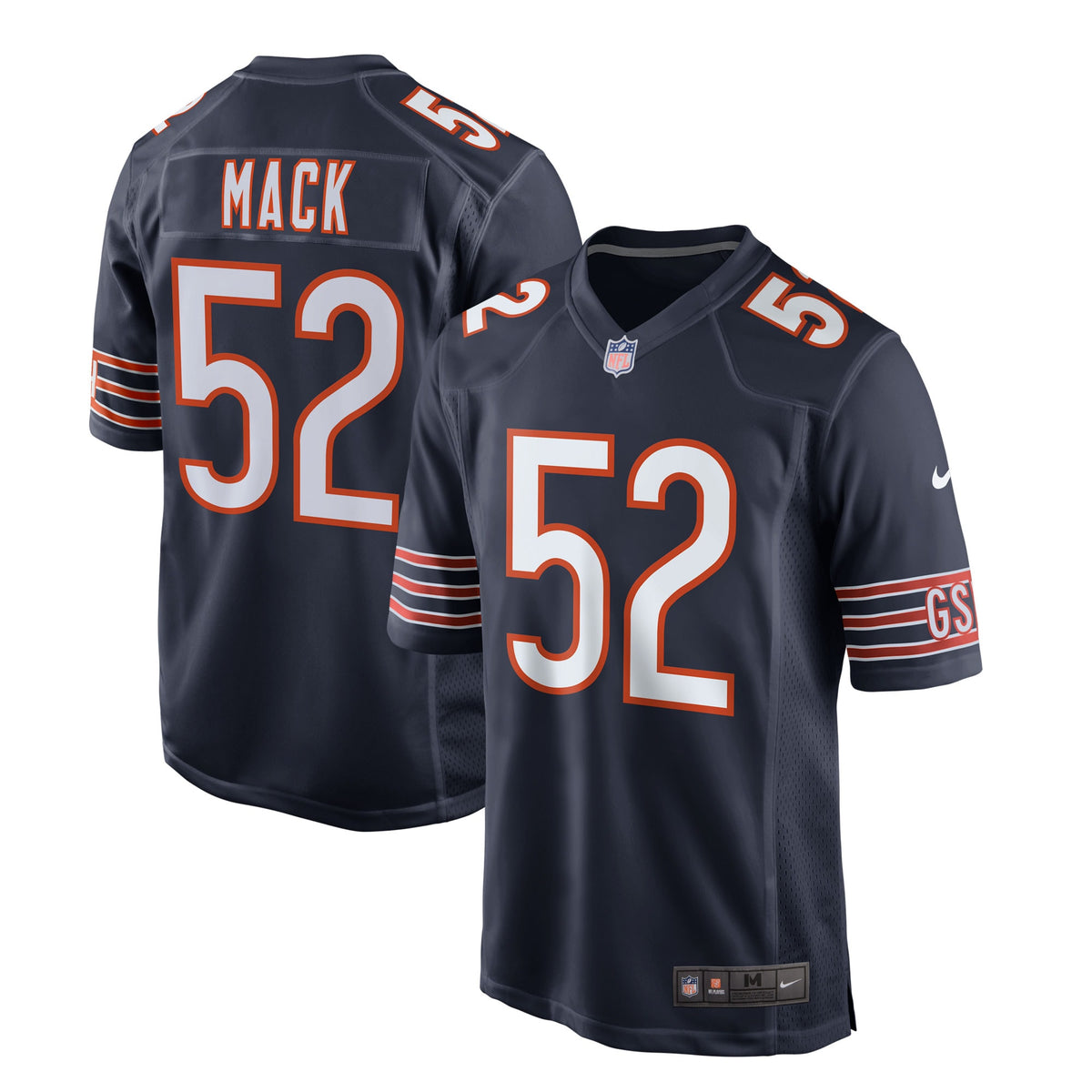 Khalil Mack Chicago Bears Nike Game Player Jersey Navy