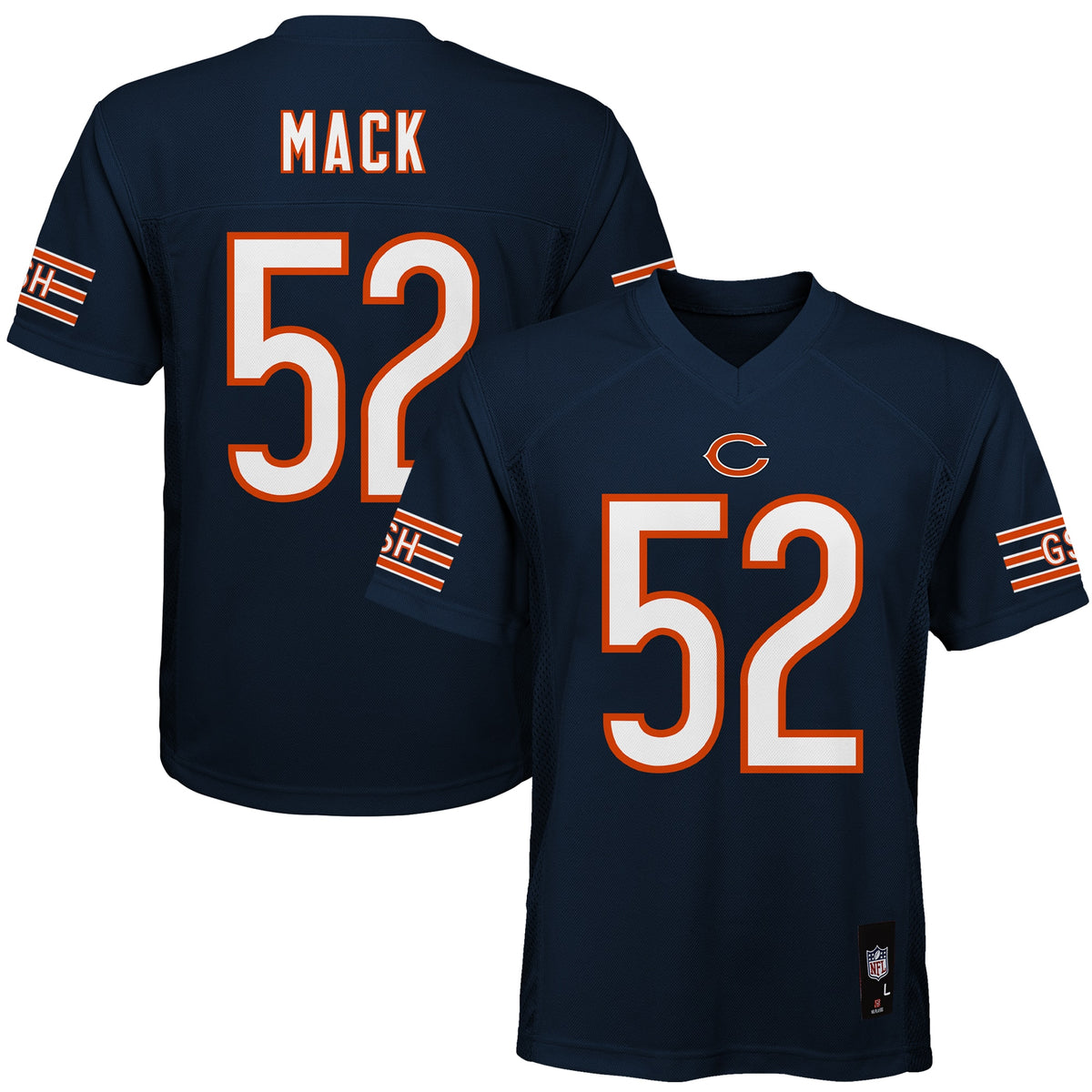 Khalil Mack Chicago Bears Youth Replica Player Jersey Navy