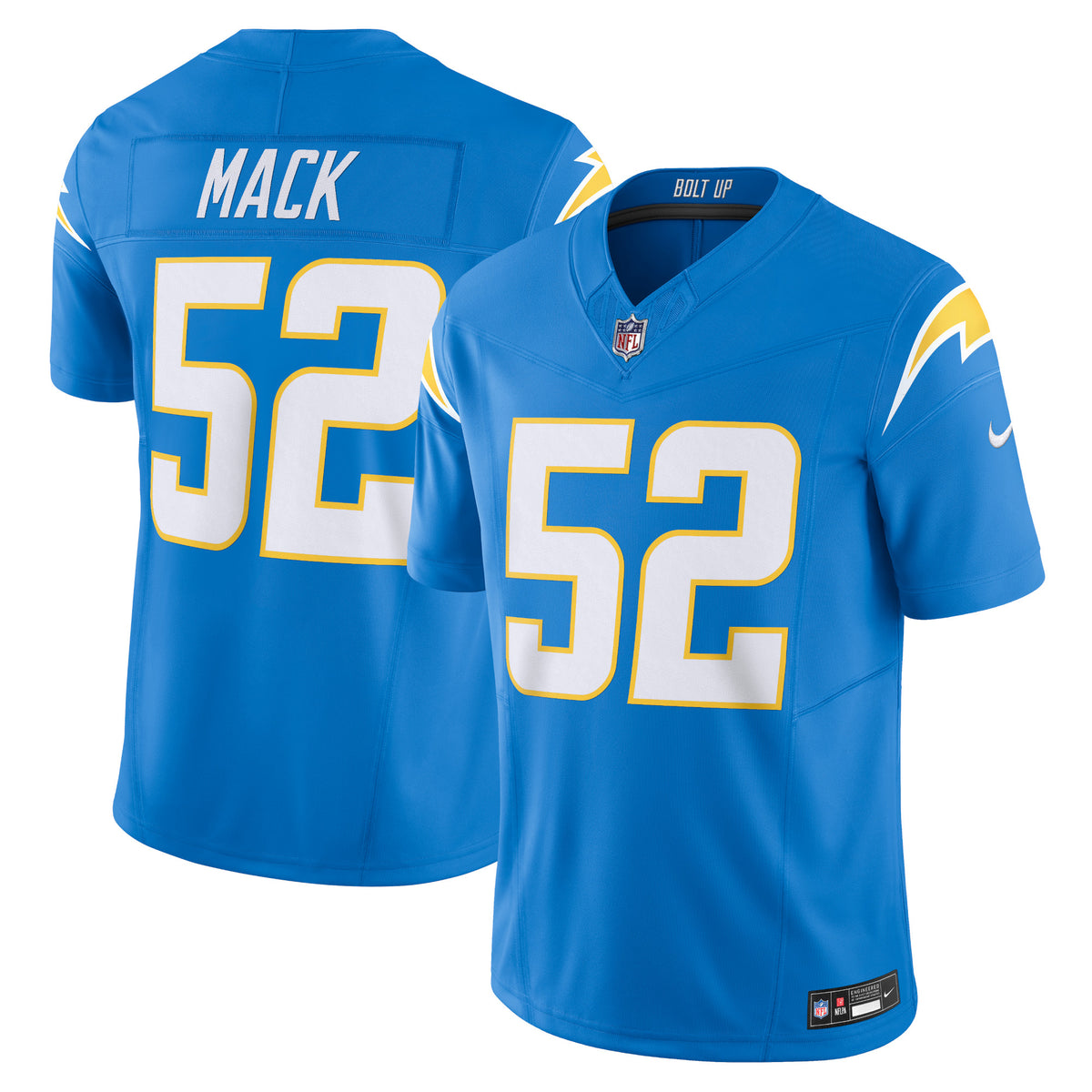 Khalil Mack Los Angeles Chargers Nike Vapor F.U.S.E. Limited Jersey Powder Blue