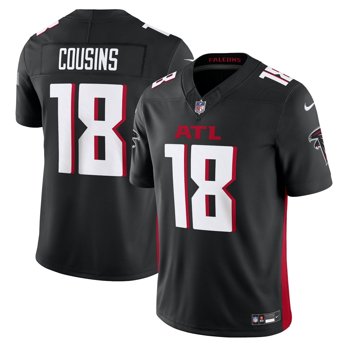 Kirk Cousins Atlanta Falcons Nike Vapor F.U.S.E. Limited Jersey Black