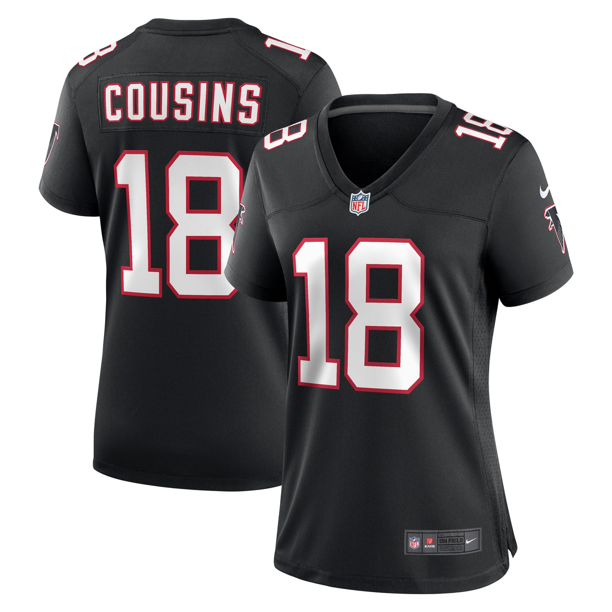 Kirk Cousins Atlanta Falcons Nike Women's Alternate Game Jersey Black