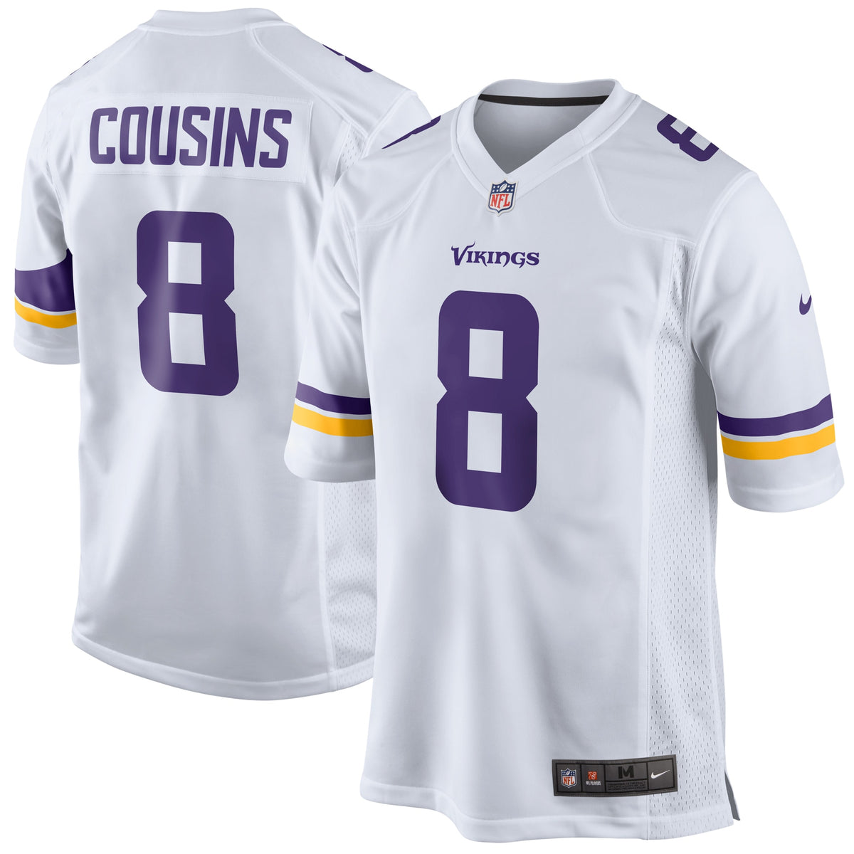 Kirk Cousins Minnesota Vikings Nike Game Jersey White