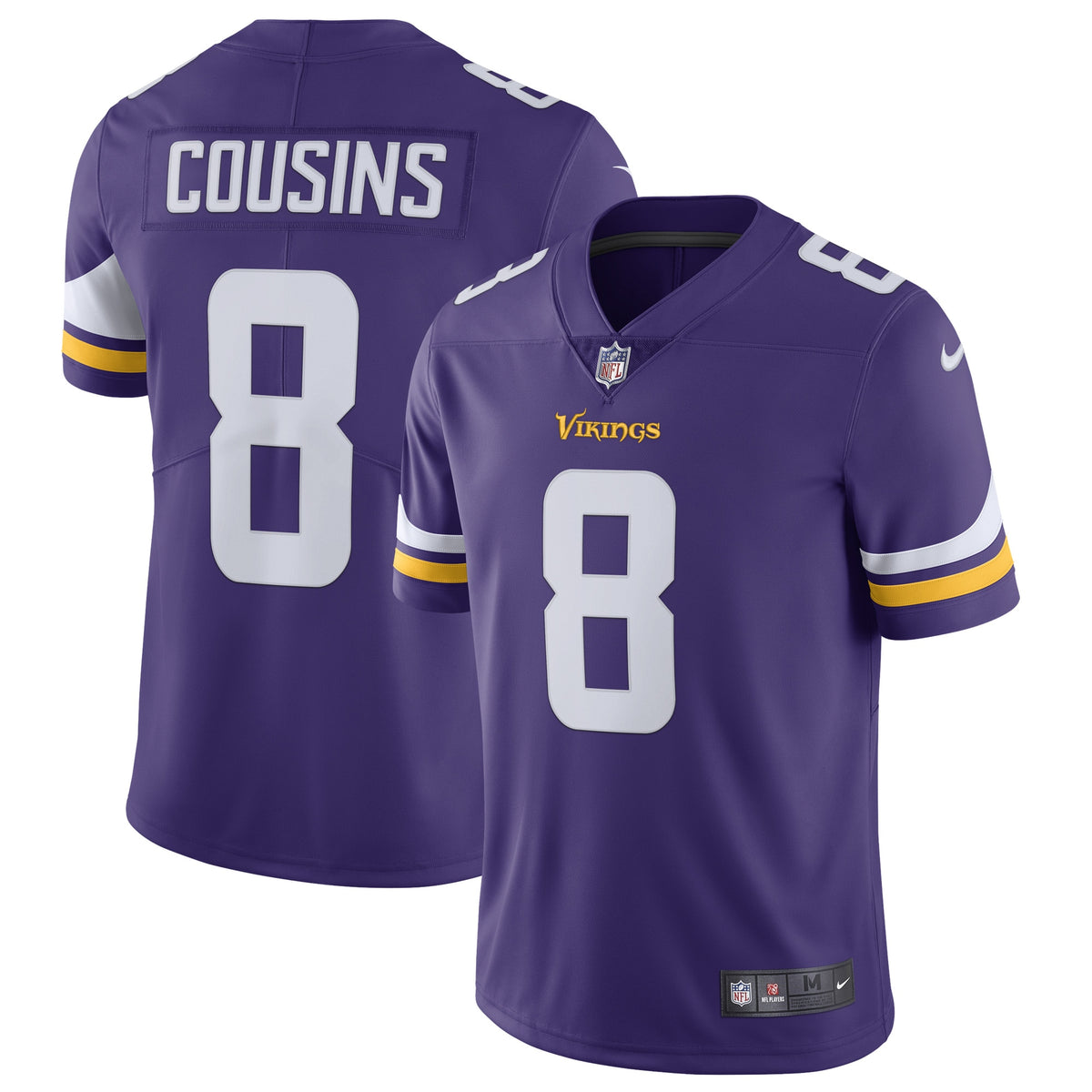 Kirk Cousins Minnesota Vikings Nike Vapor Untouchable Limited Jersey Purple