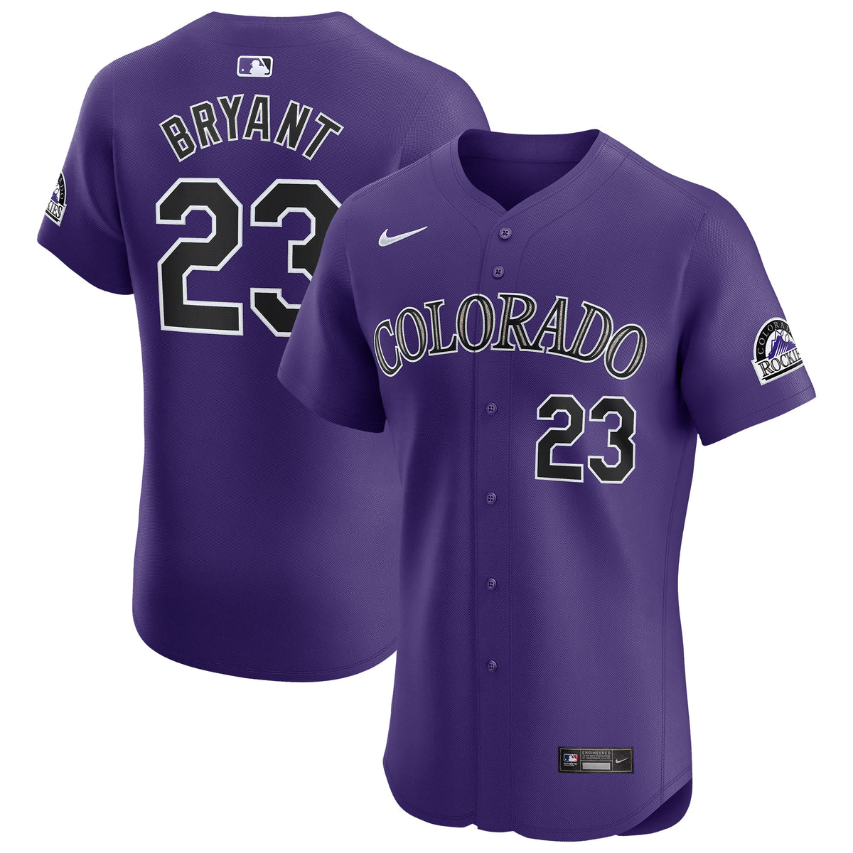 Kris Bryant Colorado Rockies Nike Alternate Elite Player Jersey Purple