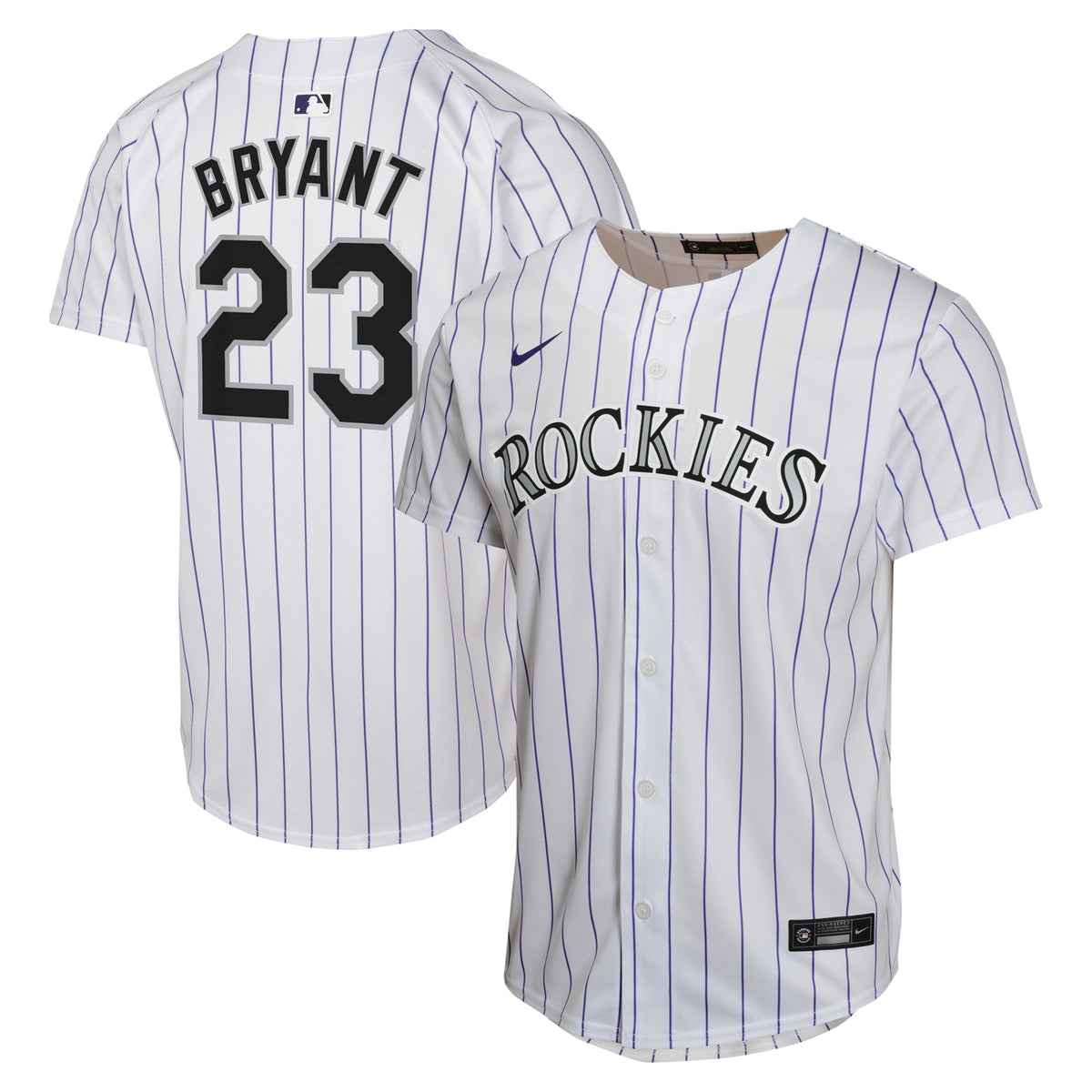 Kris Bryant Colorado Rockies Nike Youth Home Game Player Jersey White