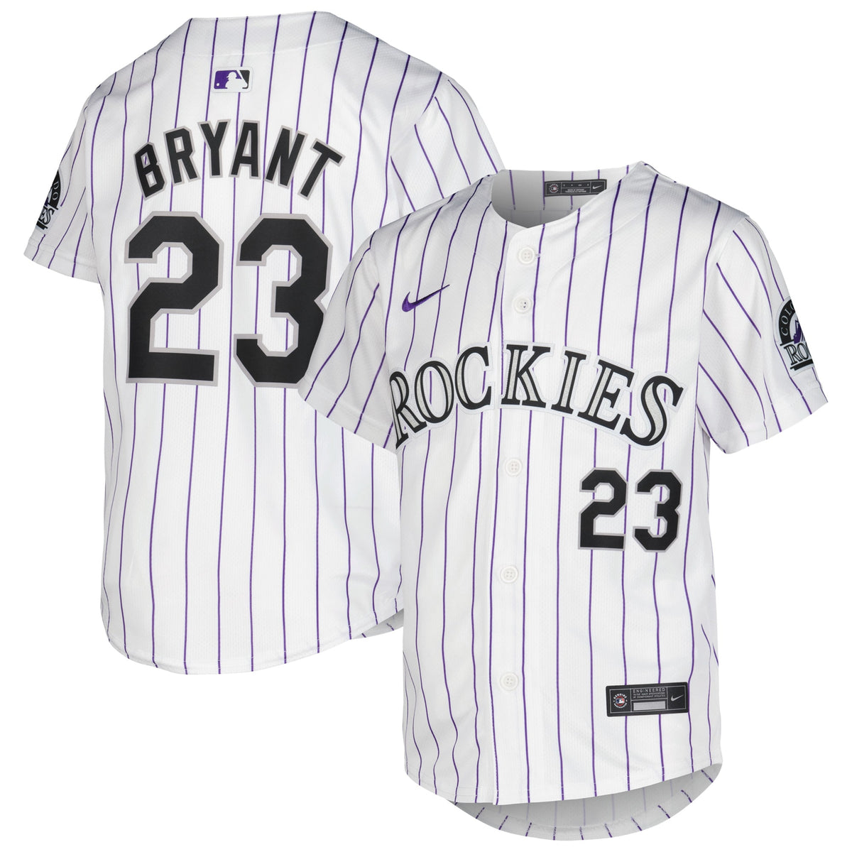 Kris Bryant Colorado Rockies Nike Youth Home Limited Player Jersey White