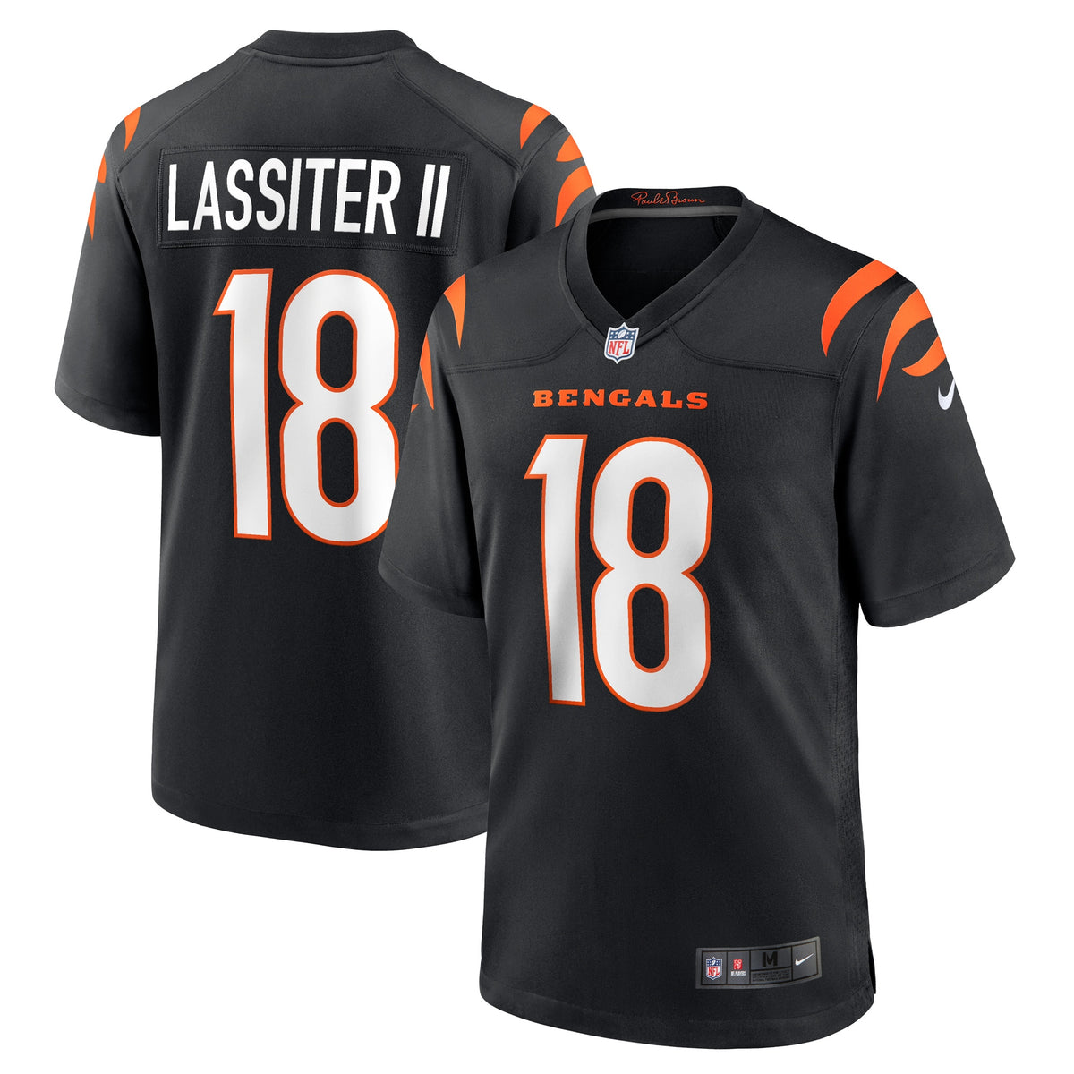 Kwamie Lassiter II Cincinnati Bengals Nike Game Player Jersey Black