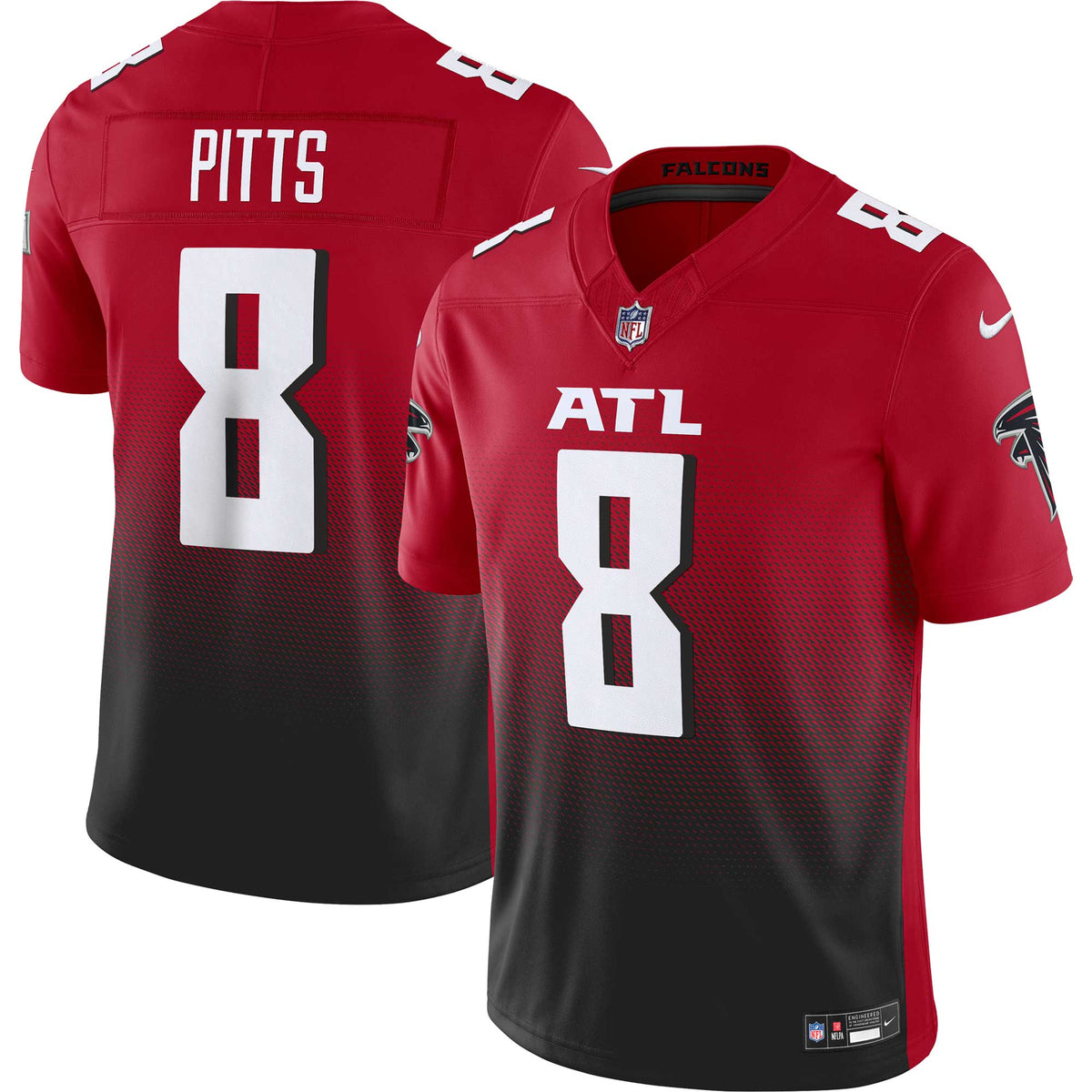 Kyle Pitts Atlanta Falcons Nike Vapor F.U.S.E. Limited Jersey Red